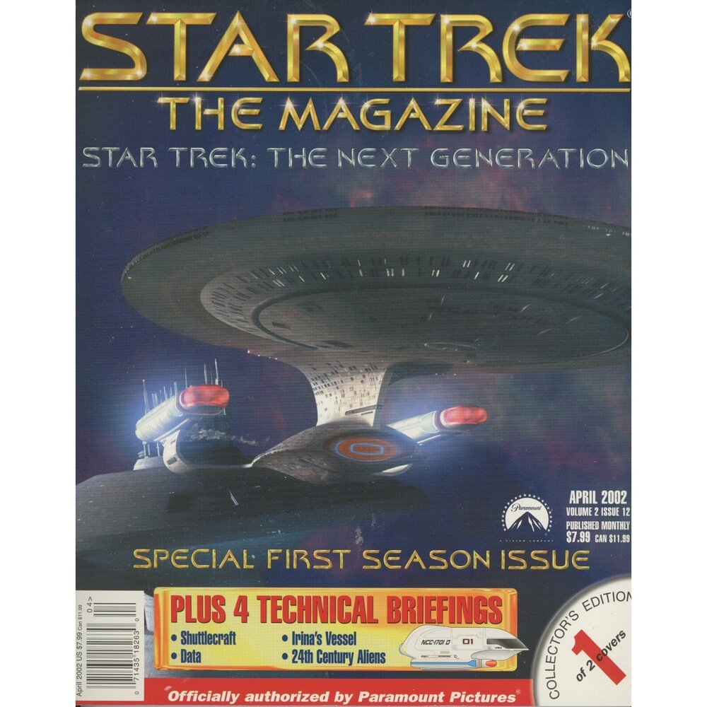 Star Trek The Magazine 2002 April The Next Generation First Season Special C-9